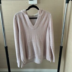 Faherty pink and white sweatshirt, size XL